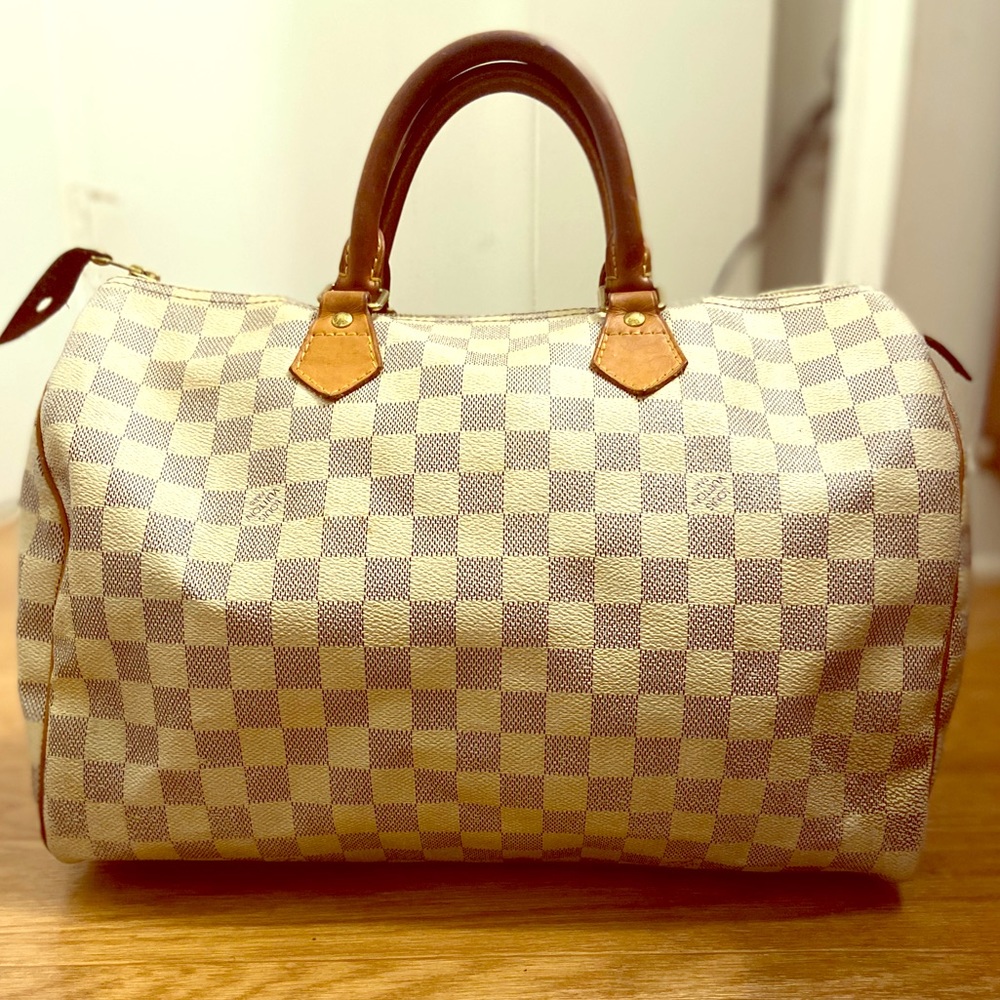Louis Vuitton Damien Azur Speedy 35